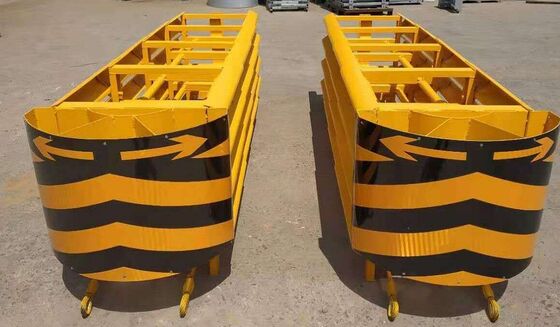 quality Szybka poduszka antykolizyjna do autostrady z odblaskowymi taśmami ostrzegawczymi – Bariera bezpieczeństwa factory