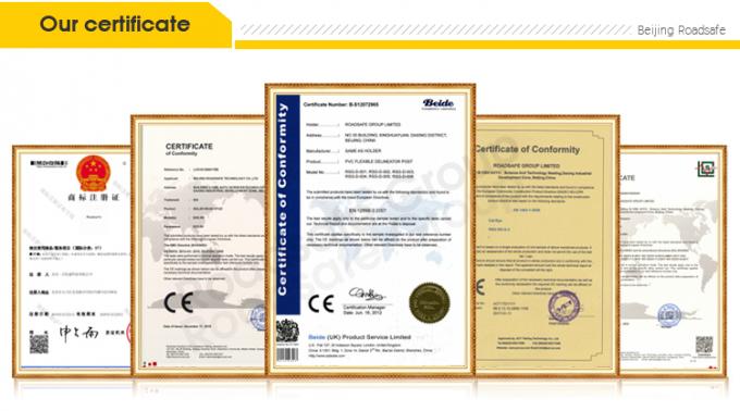 75cm Ostrzeżenie o bezpieczeństwie drogowym na zewnątrz Trwałe PU Plastyczne ostrzeżenie drogowe 24