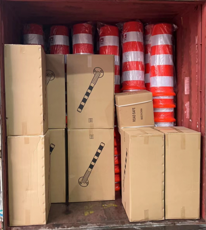 75cm Ostrzeżenie o bezpieczeństwie drogowym na zewnątrz Trwałe PU Plastyczne ostrzeżenie drogowe 21