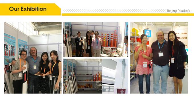 75cm Ostrzeżenie o bezpieczeństwie drogowym na zewnątrz Trwałe PU Plastyczne ostrzeżenie drogowe 25