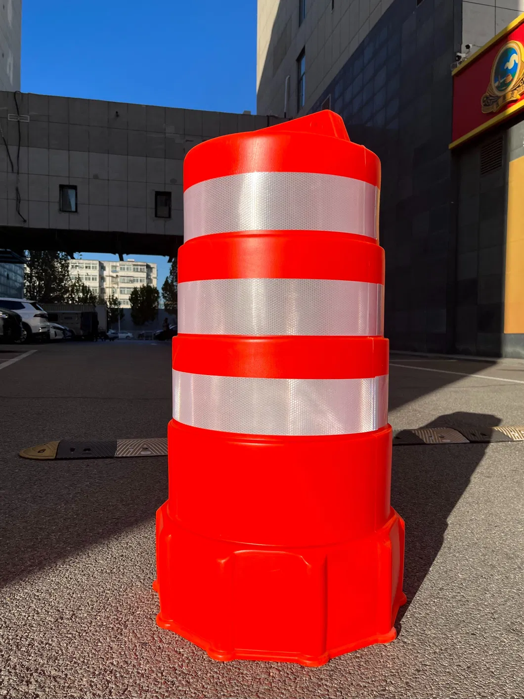 ROADSAFE Gorąca sprzedaż PE Traffic Drum Crash Barrels Bezpieczeństwo drogowe Odblaskowa beczka ostrzegawcza 2
