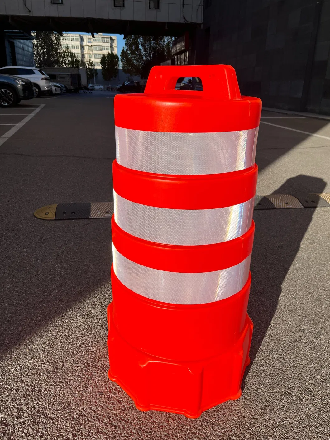 ROADSAFE Gorąca sprzedaż PE Traffic Drum Crash Barrels Bezpieczeństwo drogowe Odblaskowa beczka ostrzegawcza 3