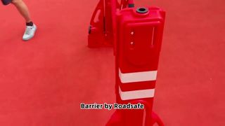 Plastikowa bariera ochronna o maksymalnej szerokości 2300 mm